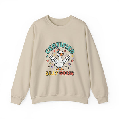 Certified Silly Goose graphic sweatshirt by Teeology Clothing