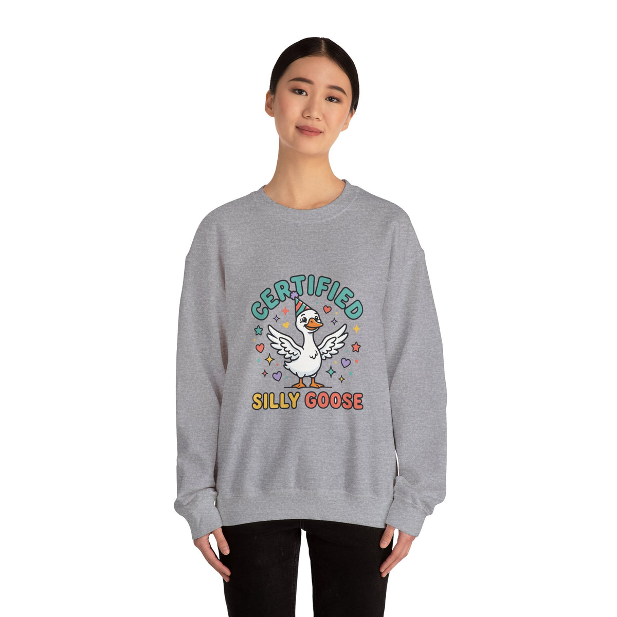 Certified Silly Goose graphic sweatshirt by Teeology Clothing