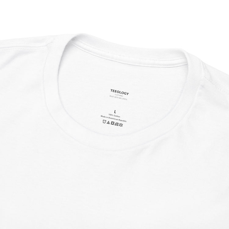 Built With No Limits classic graphic T-shirt by Teeology Clothing