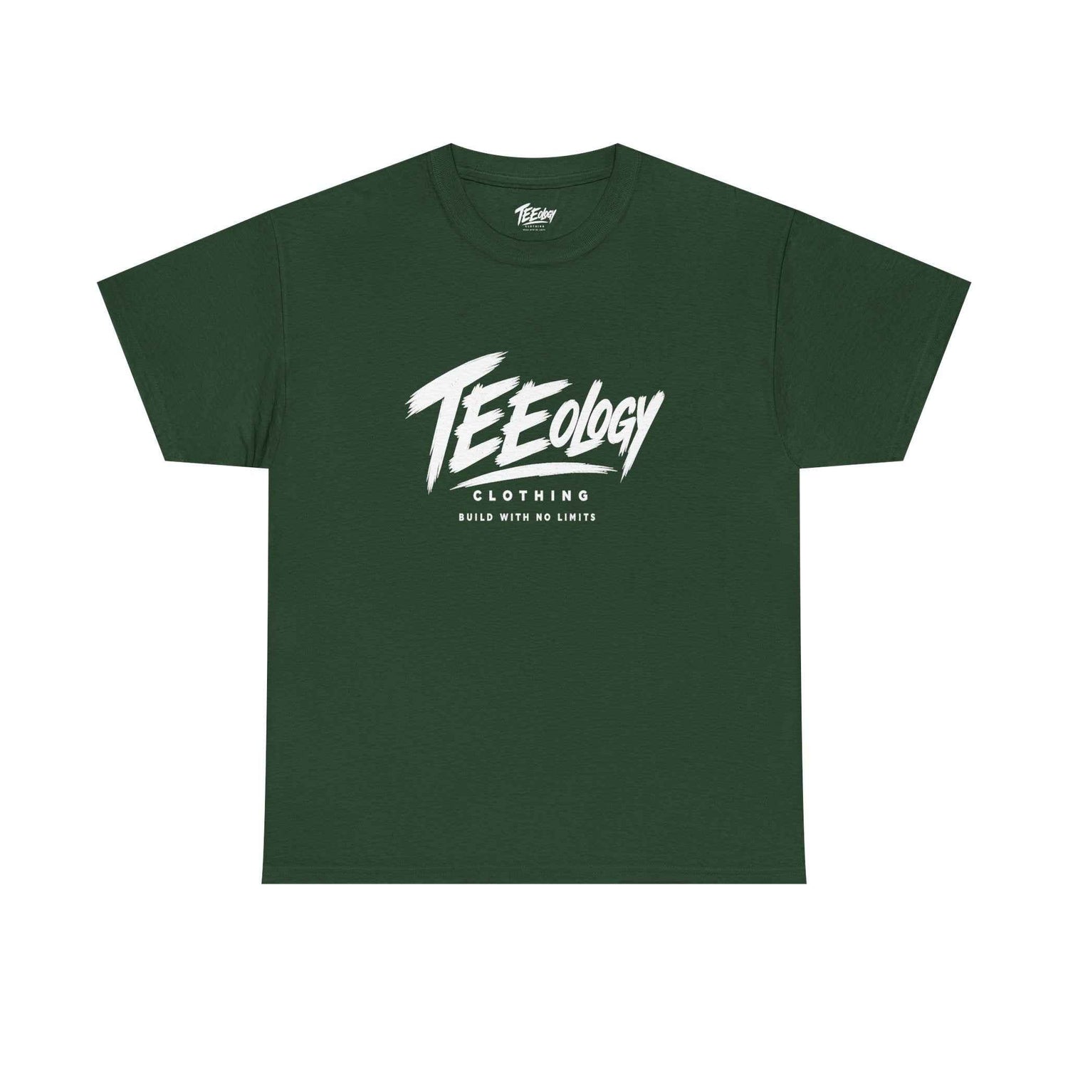 Teeology Logo T-Shirt — Bold Brush Script Graphic Tee