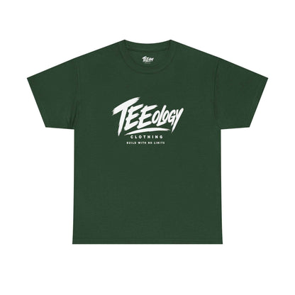 Teeology Logo T-Shirt — Bold Brush Script Graphic Tee