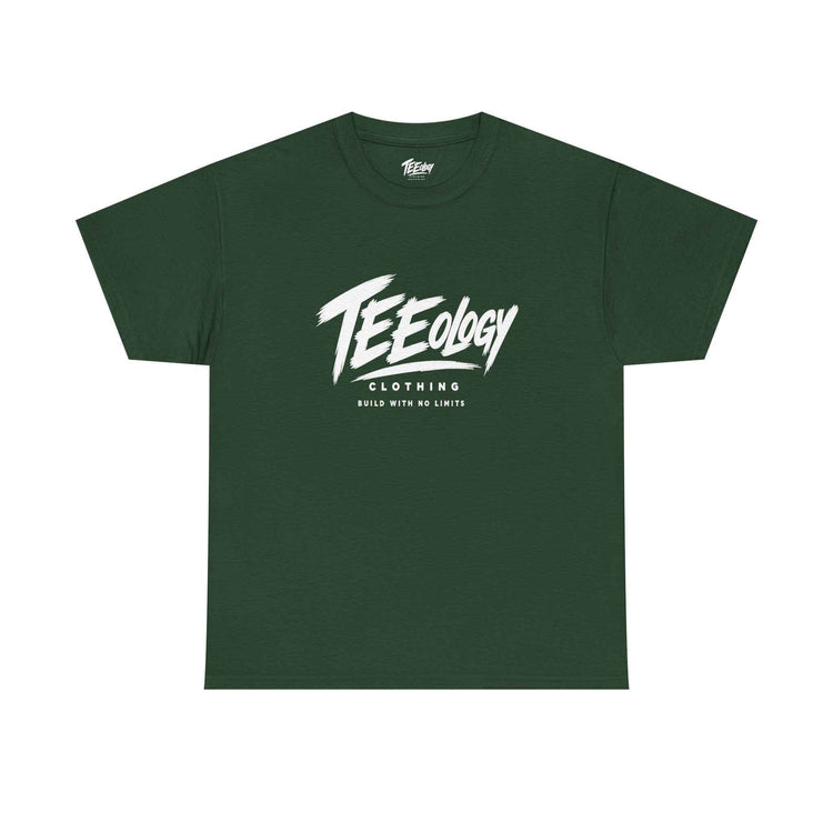 Teeology Logo T-Shirt — Bold Brush Script Graphic Tee