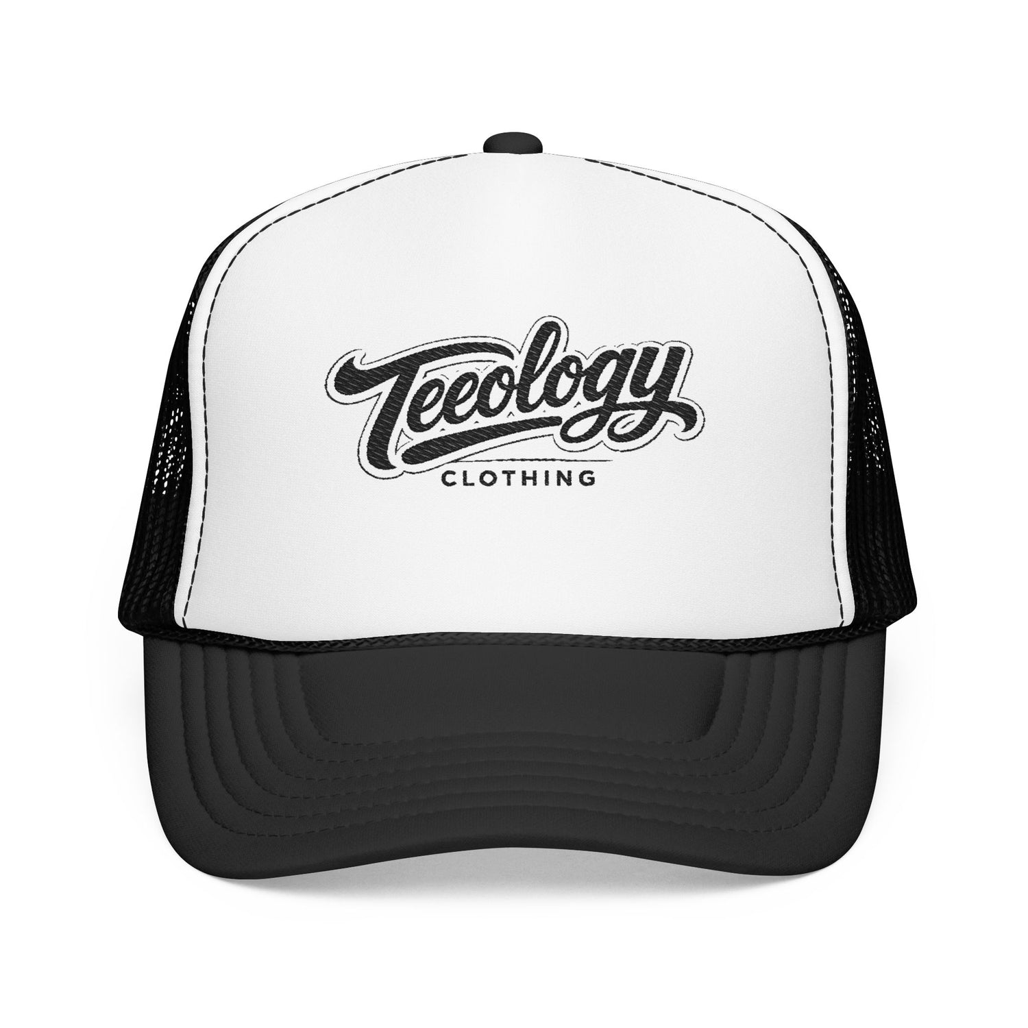 Teeology Retro Script trucker hat