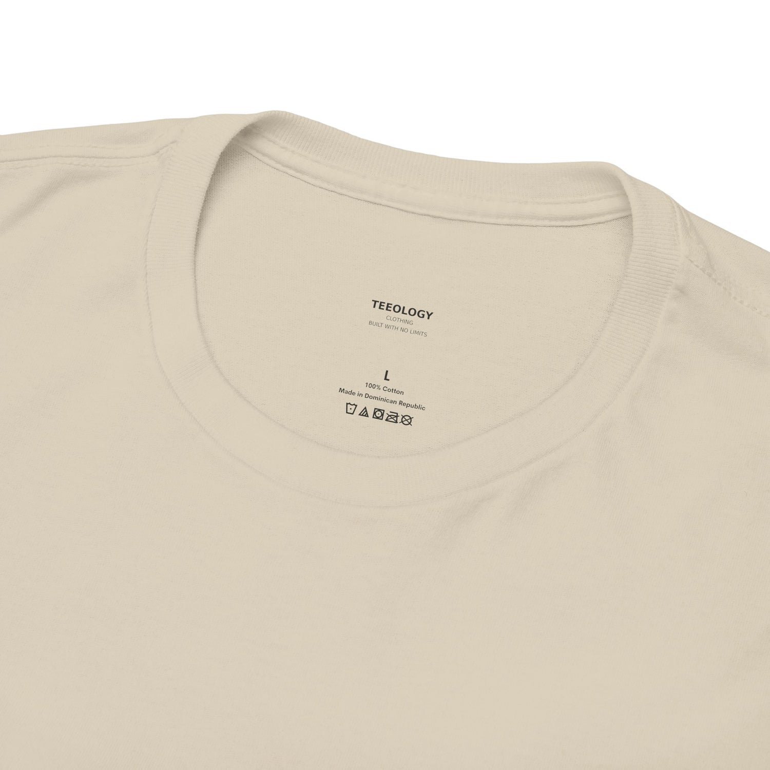 Built With No Limits classic graphic T-shirt by Teeology Clothing