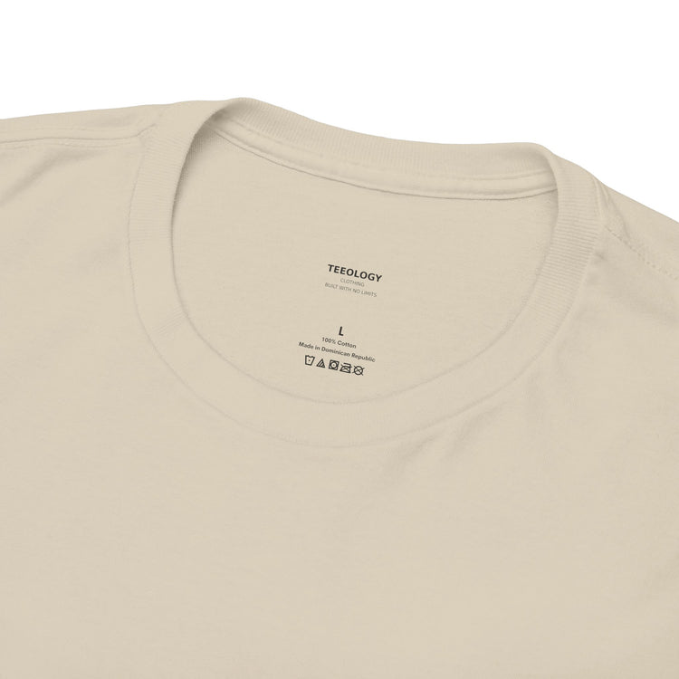 Built With No Limits classic graphic T-shirt by Teeology Clothing