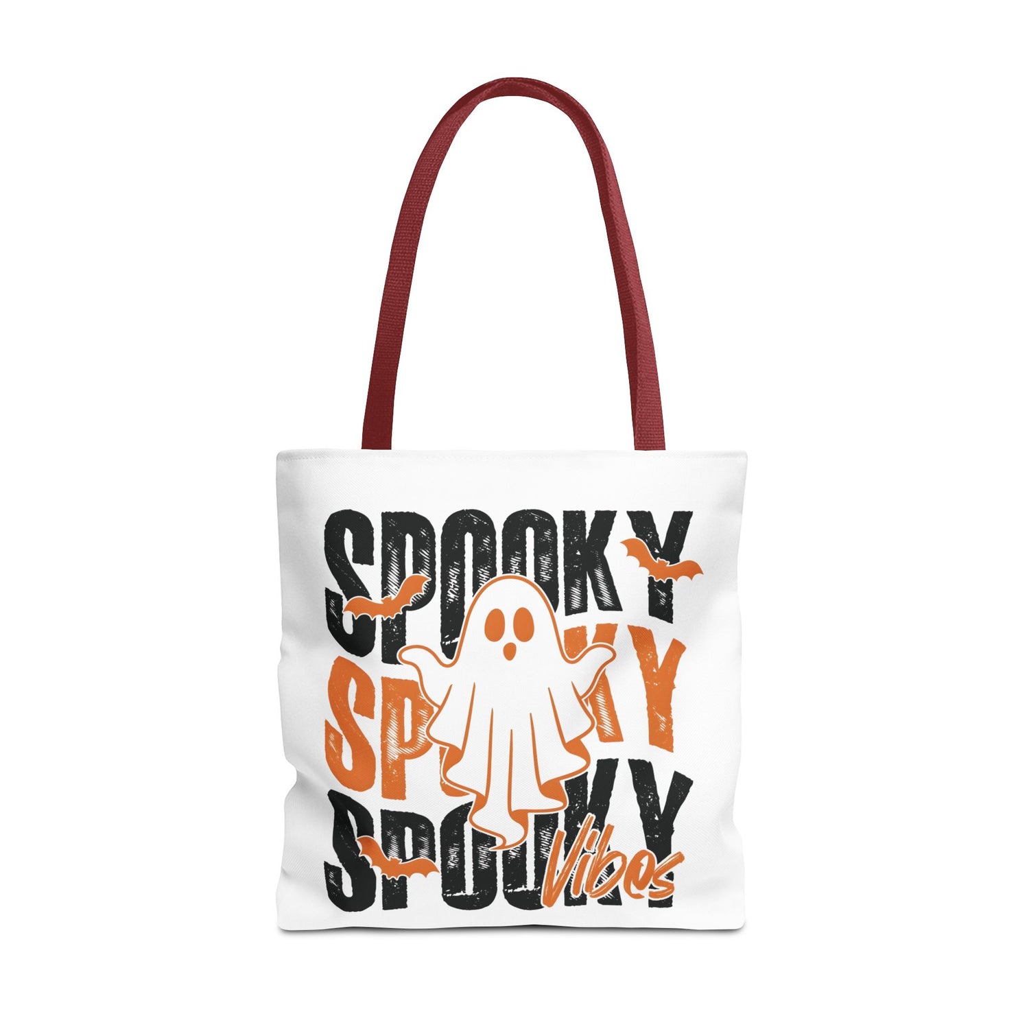 Spooky Ghost Halloween trick-or-treat tote bag by Teeology Clothing