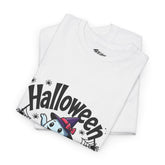 Ghost and jack-o’-lantern Halloween T-shirt by Teeology Clothing