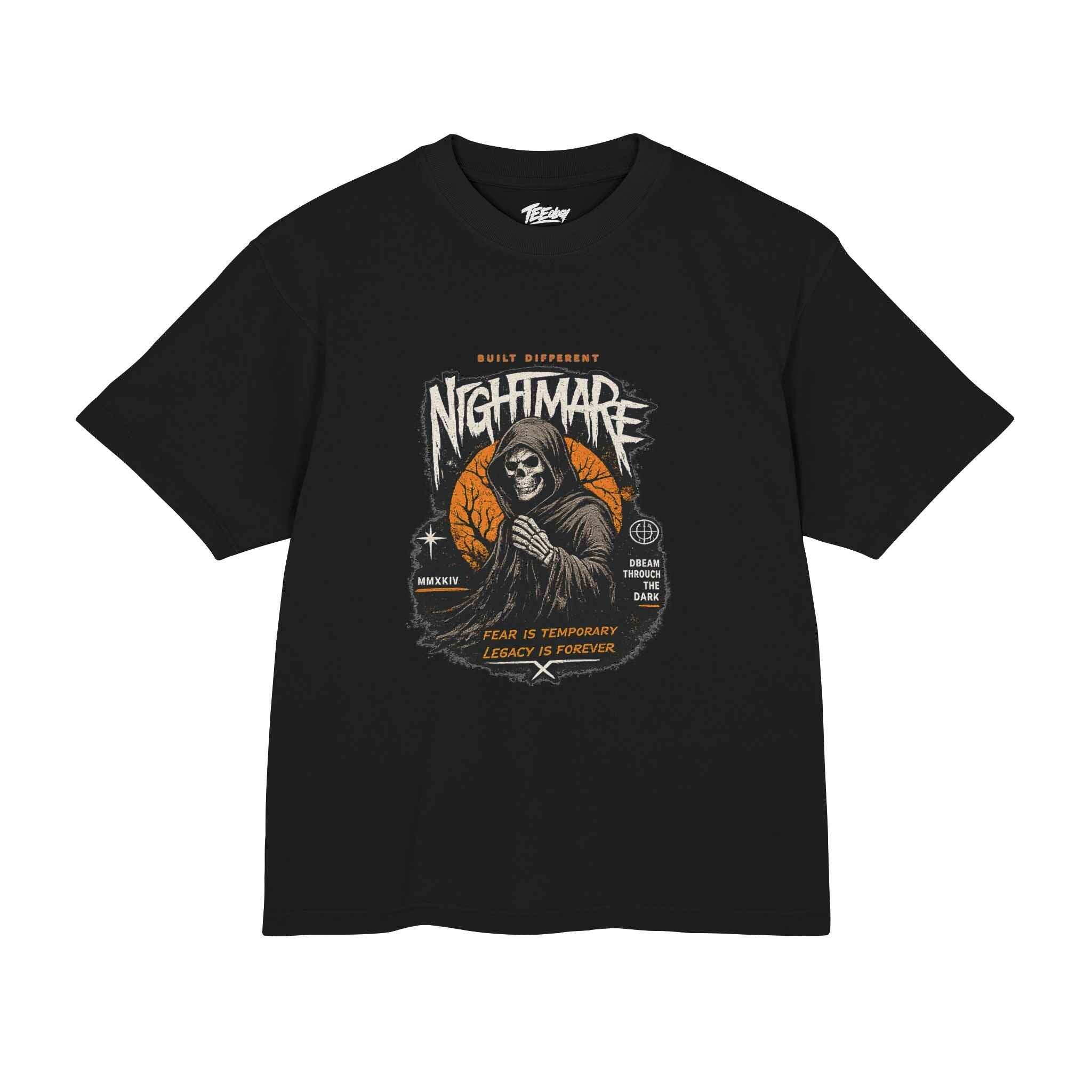 Grim reaper skull Halloween graphic T-shirt by Teeology Clothing