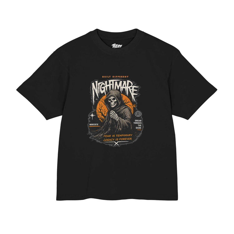 Grim reaper skull Halloween graphic T-shirt by Teeology Clothing