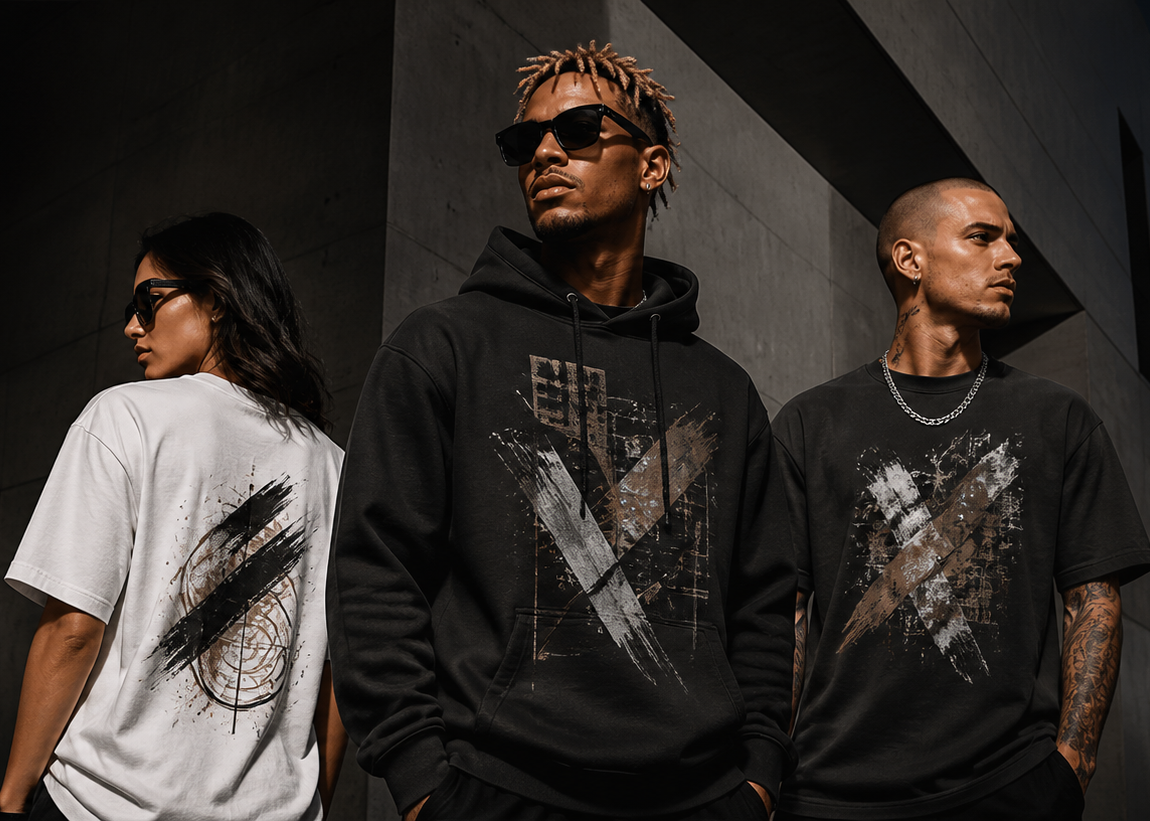 TEEology streetwear collection — graphic tees, hoodies and hats